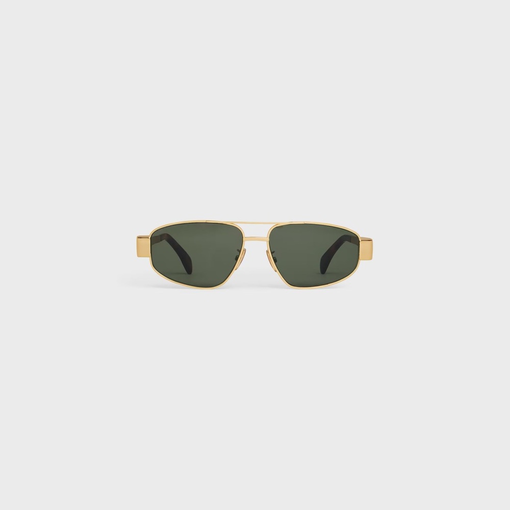 CELINE Triomphe 57mm Pilot Sunglasses